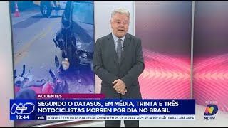 Dados alarmantes 33 motociclistas morrem por dia no Brasil segundo o Datasus [upl. by Yvad]