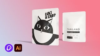 How to generate Dieline and Video 3d Packaging plastic bag mockup in Pacdoracom [upl. by Bahr]