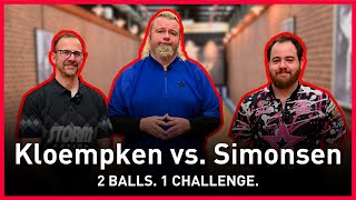 Anthony Simonsen vs Steve Kloempken  The Roto Grip Challenge  Roto Grip [upl. by Nanfa]