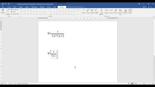 شرح ادراج المعادلات الرياضية في الوورد بكل how to add or insert mathmatical equations in MS WORD [upl. by Noremac344]