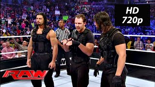 Dean Ambrose Roman Reigns amp Seth Rollins The Shield firstever match on RAW RAW Dec 31 2012 HD [upl. by Macknair]