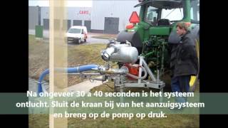 Vlaming aanzuigsysteem met Landini CMS65 pomp [upl. by Ondine]