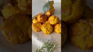 “MUFFINS SALATI” ricetta youtube ytshorts youtubeshorts muffins zucca [upl. by Nairda]