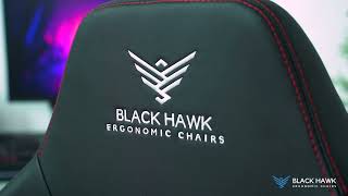 BLACK HAWK quotFRANCOquot GAMING CHAIR [upl. by Suiratnauq]