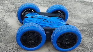 Rechargeable Rc Stunt Car Double Sided stunt car 360 degree Rotating unboxing [upl. by Griffy]