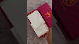 Tory Burch Flat Shoes super comfy shoes unboxing fashion toryburch shorts [upl. by Vera338]