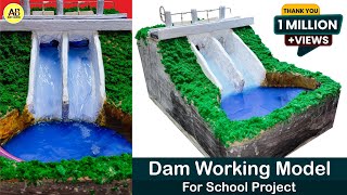 How to make dam working model for school Project [upl. by Ahsieker]