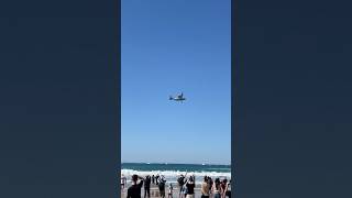 Boeing MV22B Osprey now flying above at Pacific Airshow Gold Coast 2024 shorts [upl. by Amabil968]