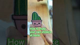 make your own stickers with Amazon bill paper🤔🧐diy sticker makingstickermakingtrending shorts [upl. by Marx]