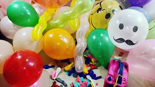 FUN POPPING LOTS OF BALLOONS🎈🎈🎈 P100100satisfyingasmrballoonboomballooncolourfun [upl. by Harrie504]