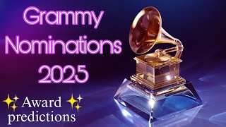 Grammy Nominations 2025 Predictions [upl. by Eibrab]