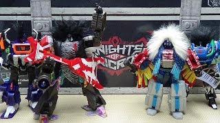 SDCC Exclusive KNIGHTS OF UNICRON EmGos Transformers Reviews N Stuff [upl. by Ateuqal636]