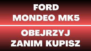 Ford Mondeo MK5 2014 – 2022  cena silniki napęd skrzynia biegów opinie wady zalety [upl. by Ailaht717]