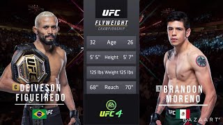 DEIVESON FIGUEIREDO VS BRANDON MORENO 2 FULL FIGHT UFC 263 [upl. by Ylrae664]