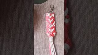 Macrame Heart Keychain macrameheartkeychain macrameheart diymacrametutorial subscribemychannel [upl. by Emor376]