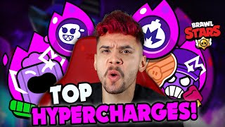 as 3 PIORES e as 3 MELHORES HIPERCARGAS do BRAWL STARS 🔥 você não acredita [upl. by Xenos]