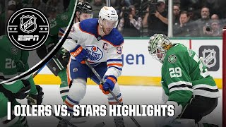 Edmonton Oilers vs Dallas Stars  Full Game Highlights  NHL on ESPN [upl. by Veljkov]