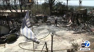 San Bernardino brush fire was quothumancausedquot officials say [upl. by Emmons451]