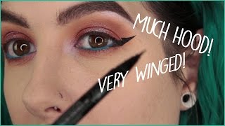 How I Do the Thing  Winged Liner For VERY Hooded Eyes  Vallie Beuys [upl. by Oconnor]