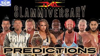 TNA Slammiversary 2024 Match Card amp Predictions 6 Way Elimination Match for TNA World Championship [upl. by Siletotsira]