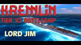 Tier 10 Kremlin Battleship  Kremli Zırhlısı  World of Warships Blitz [upl. by Inez]