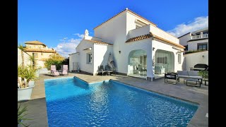 REF VC3445 STUNNING FULLY RENOVATED 3 BEDROOM DETACHED VILLA WITH PRIVATE POOL IN VILLAMARTIN [upl. by Nylrak]