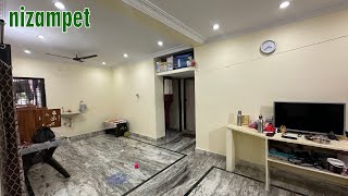 2bhk flat for sale in Nizampetp398  low budget number …6281118626 flatforsaleinkukatpally [upl. by Nehgam]