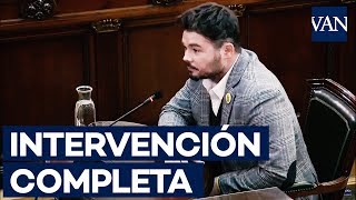 JUICIO PROCÉS Intervención completa de Gabriel Rufián [upl. by Waldemar]