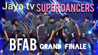 JAYA TV quotSUPER DANCERSquot Grand Finale  BFAB dance performance [upl. by Burney]