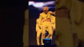 yeosang and wooyoung abs  ateez Newark concert [upl. by Turtle]