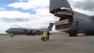 Lockheed C5 Galaxy Kneeling [upl. by Allianora]