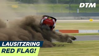 René Rast goes over  Red Flag  DTM Lausitzring 2018 [upl. by Aniretak337]