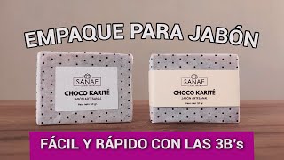 💡 EMPAQUE para Jabón Artesanal Casero  cómo Envolver mi jabón DIY [upl. by Minnnie]