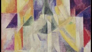 1913  quotSimultaneous Contrasts Sun and Moonquot by Robert Delaunay Paris 1913 dated on painting 1912 [upl. by Maclaine]