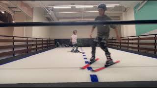 Experience a professional dry ski machine snowmonkey skimachine training snowboarding skiing [upl. by Huskamp]