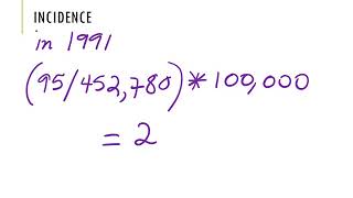 Health ECON Calculating Incidence and Prevalence new [upl. by Gillie]