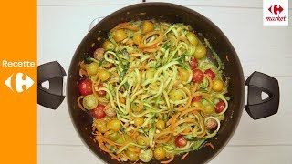 Spaghettis de légumes [upl. by Crelin]