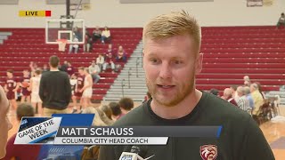 Columbia City head coach Matt Schauss joins WANETV live at 6 pm to preview the Highlight Zone quotGa [upl. by Snehpets]