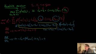 Permanent Income 01  Deterministic Part 1 [upl. by Healy]