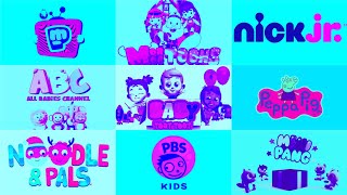 Best Logo Compilation PewDiePie Moor moor toons ABC channel Baby toot toot Papa Pig logo Effect [upl. by Henriques36]