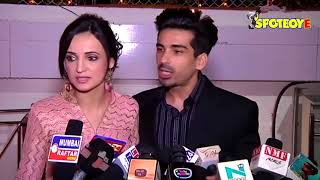 Sanaya Irani and Mohit Sehgal at DipikaShoaib Wedding Reception  SpotboyE [upl. by Giovanni]