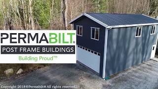 PermaBilt® Pole Building Metal Garage Shop  Issaquah Washington [upl. by Hairakcaz]