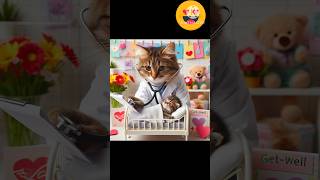 Cat Doctor 💊😸cat catcare cute catbehavior cutecat doctorcat [upl. by Sualokin374]