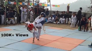 Best Taekwondo Fight Ever 2019  Nuwakot Taekwondo Association Under 20Kg [upl. by Ajar70]