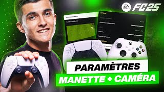 LES MEILLEURS PARAMÈTRES MANETTE amp CAMÉRAS SUR FC 25 [upl. by Nezah817]