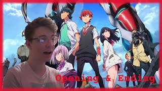 SSSSGRIDMAN amp SSSSDYNAZENON Openings amp Endings Reaction  Mechs and Sick Characters [upl. by Cann35]