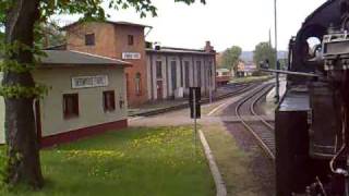 Selketalbahn Alexisbad  Gernrode  Quedlinburg 3 Harz 26 april 2009 [upl. by Asylem]