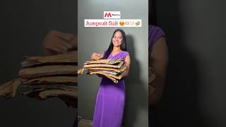 Myntra Jumpsuit Haul myntra shorts [upl. by Oidgime]