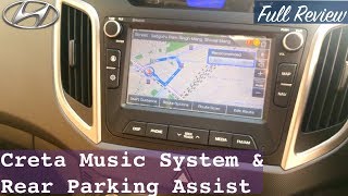 Hyundai Creta Interior Music System and Reverse Parking Camera Explained  Full Review [upl. by Ramas]