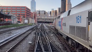 Metra BNSF Cab Ride Clarendon Hills to Chicago 51124 [upl. by Renie437]